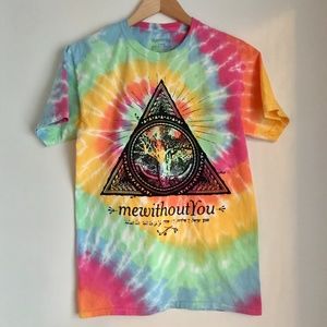mewithoutYou tie-dye band t-shirt, small